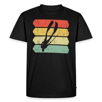 Reggae de chasse sous marine - T-shirt Premium bio Homme - noir - Devant - Nico (187cm)