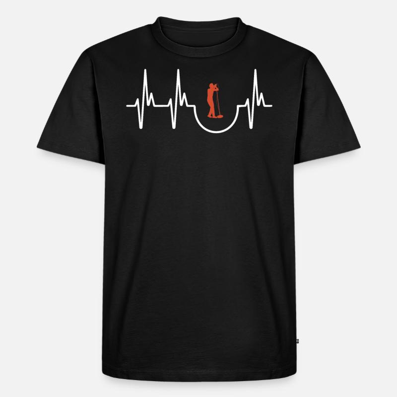Harmonica - Männer Premium Bio T-Shirt - Schwarz