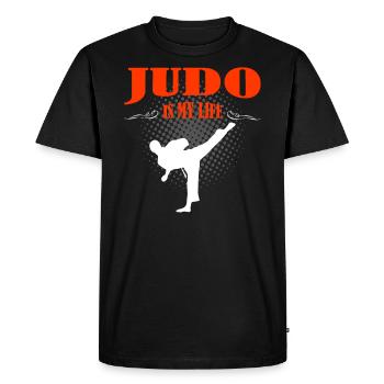 Judo - Männer Premium Bio T-Shirt - Schwarz - Vorne - Nico (187cm)