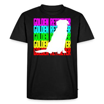 GOLDEN RETRIEVER POISONS - T-shirt Premium bio Homme - noir - Devant - Nico (187cm)
