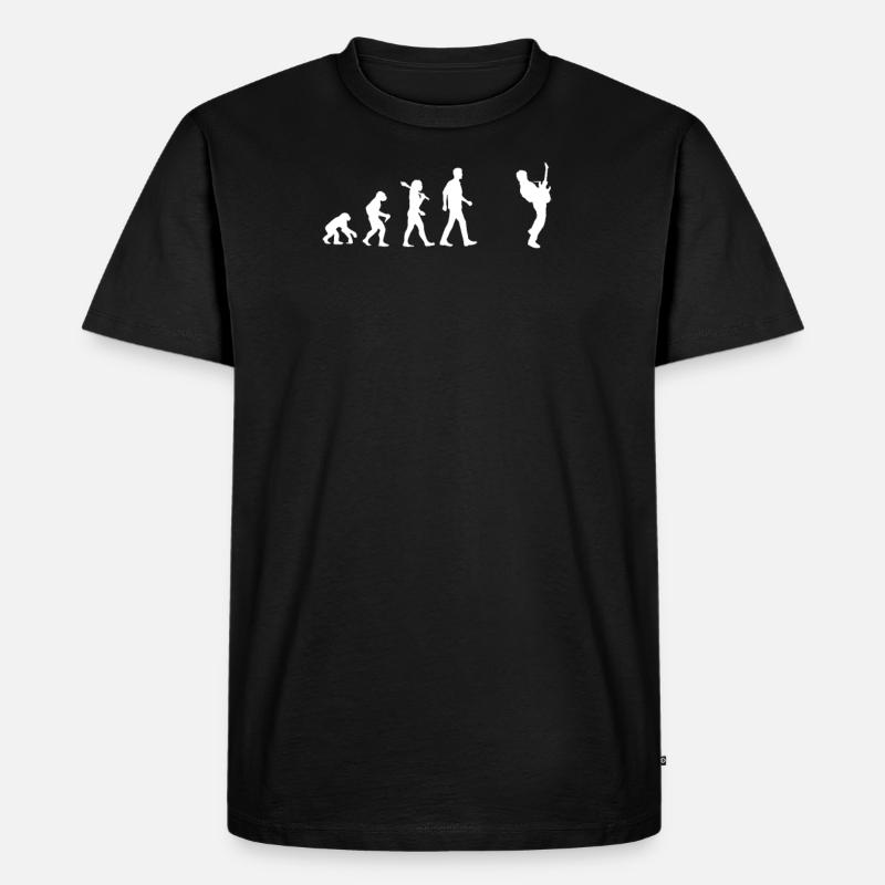 Music - Männer Premium Bio T-Shirt - Schwarz