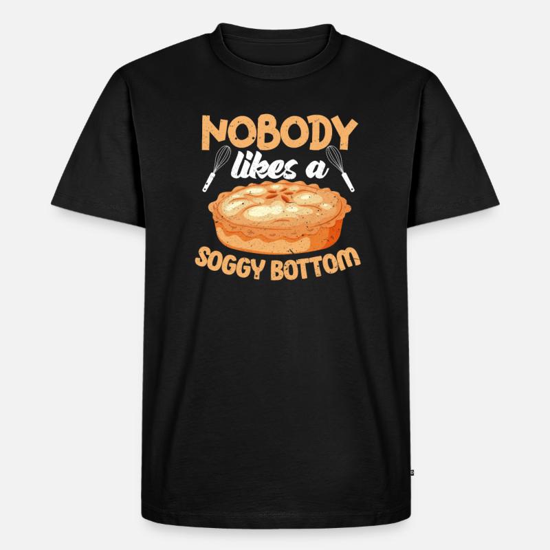 Backen - Männer Premium Bio T-Shirt - Schwarz