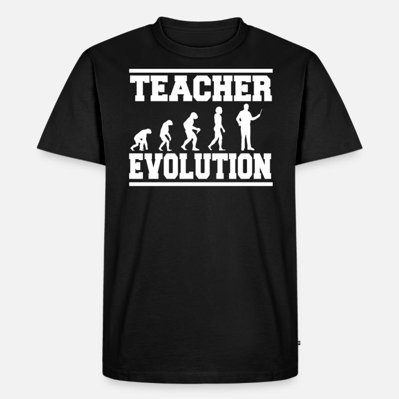 TEACHER EVOLUTION tee shirt - Men's Premium Organic T-Shirt - black