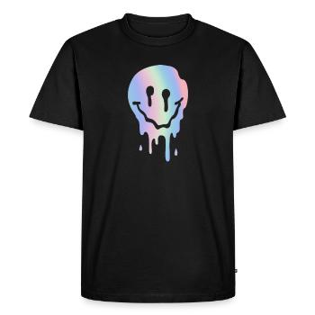 Techno - T-shirt Premium bio Homme - noir - Devant - Nico (187cm)