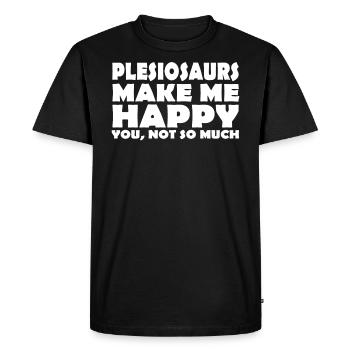 Funny Trex Tee Shirt - T-shirt Premium bio Homme - noir - Devant - Nico (187cm)