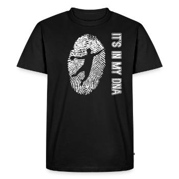 handball DNA - Men's Premium Organic T-Shirt - black - Front - Nico (187cm)