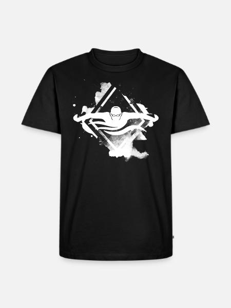 swimming water sports - Men's Premium Organic T-Shirt - black