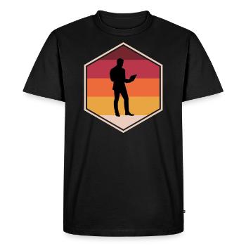 Good programming tshirt - Men's Premium Organic T-Shirt - black - Front - Nico (187cm)