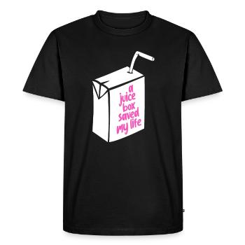 Diabète - T-shirt Premium bio Homme - noir - Devant - Nico (187cm)