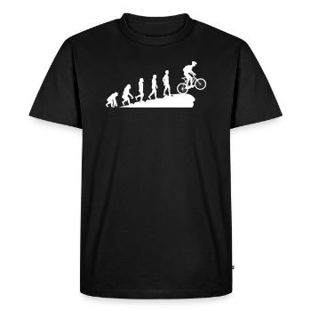 VTT Evolution - T-shirt Premium bio Homme - noir - Devant - Nico (187cm)