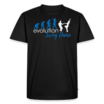 Swing dance evolution - Men's Premium Organic T-Shirt - black - Front - Nico (187cm)