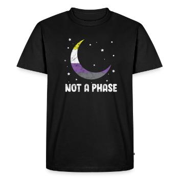 Genderqueer LGBT Queer Gay Pride CSD gift - Men's Premium Organic T-Shirt - black - Front - Nico (187cm)