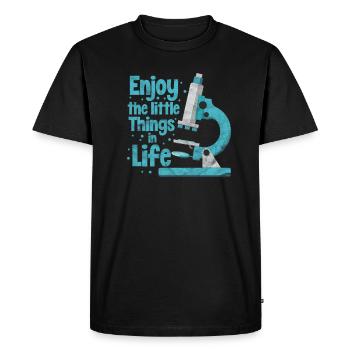 Biology science chemistry laboratory gift - Men's Premium Organic T-Shirt - black - Front - Nico (187cm)