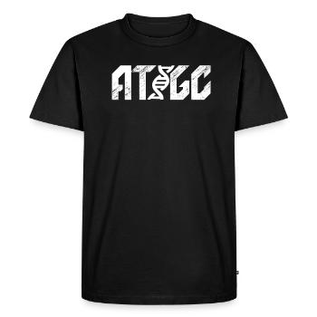 biology - Men's Premium Organic T-Shirt - black - Front - Nico (187cm)