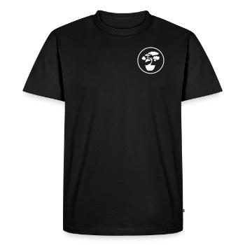 Bonsai - T-shirt Premium bio Homme - noir - Devant - Nico (187cm)