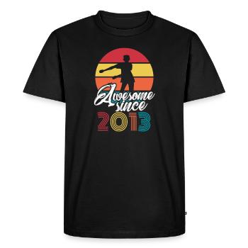 2013 Floss Dance - Men's Premium Organic T-Shirt - black - Front - Nico (187cm)