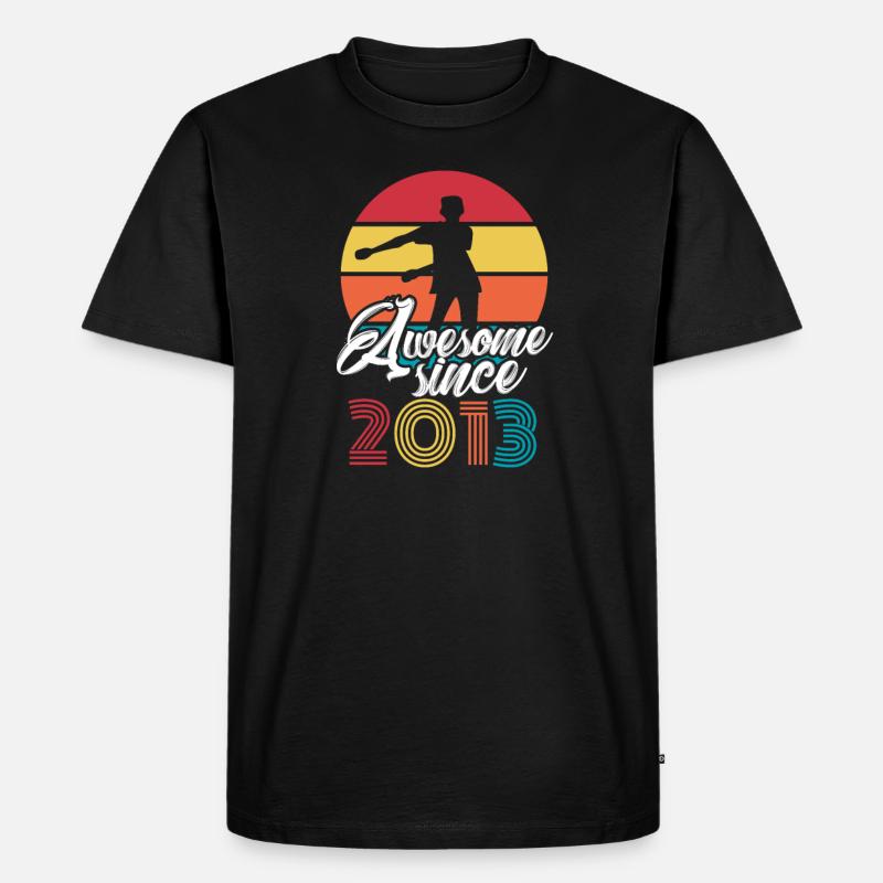 2013 Floss Dance - Männer Premium Bio T-Shirt - Schwarz
