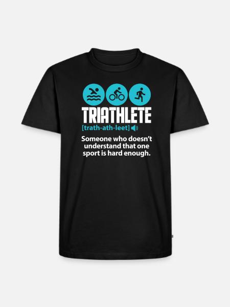 Triathlon - T-shirt Premium bio Homme - noir