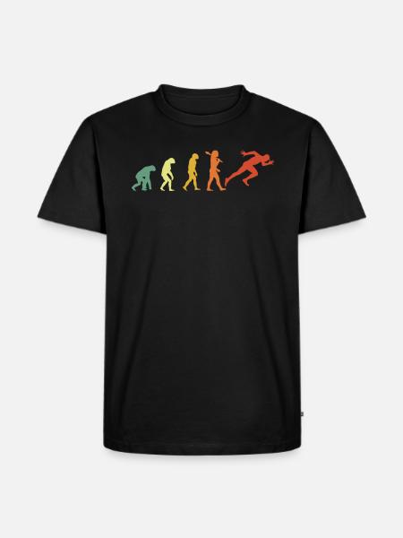 Sprinter Evolution Retro Edition - Men's Premium Organic T-Shirt - black