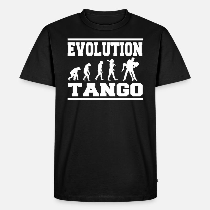 Evolution Tango - Men's Premium Organic T-Shirt - black