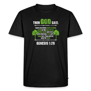 religion - T-shirt Premium bio Homme - noir - Devant - Nico (187cm)