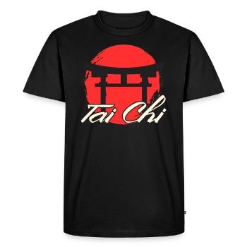 Taï chi - T-shirt Premium bio Homme - noir - Devant - Nico (187cm)