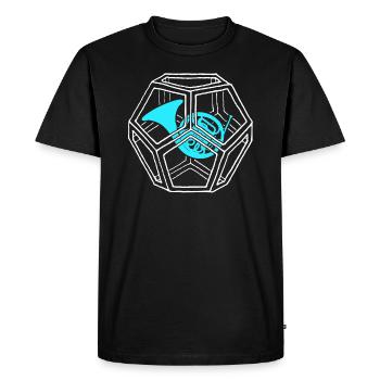 cor français - T-shirt Premium bio Homme - noir - Devant - Nico (187cm)