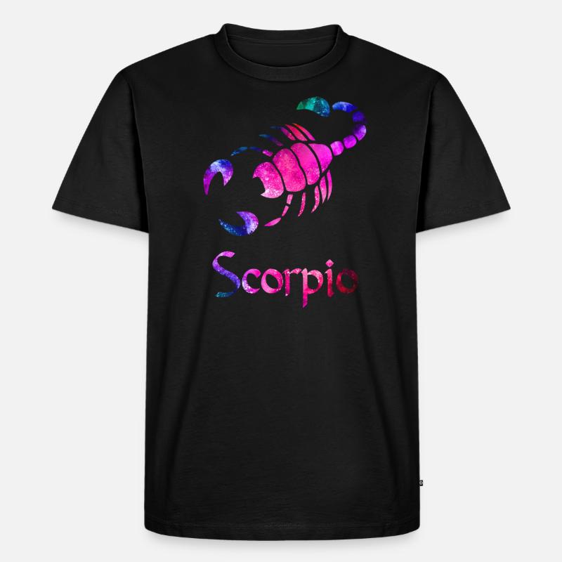 Skorpion - Männer Premium Bio T-Shirt - Schwarz