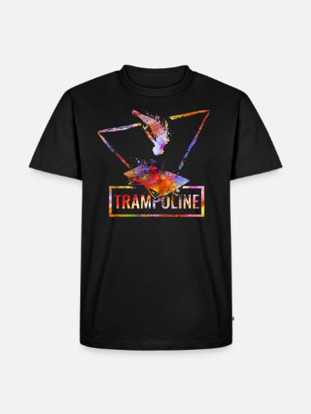 trampoline - Men's Premium Organic T-Shirt - black