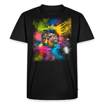 L'art de la Peinture - T-shirt Premium bio Homme - noir - Devant - Nico (187cm)