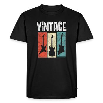 Cadeau de musique de groupe de guitariste guitare musicien - T-shirt Premium bio Homme - noir - Devant - Nico (187cm)