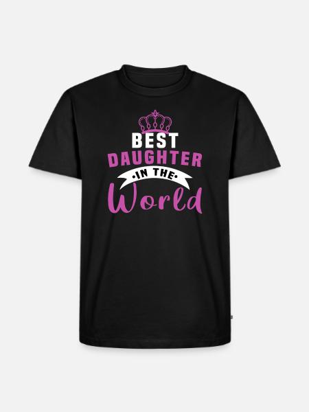 Best daughter - Men's Premium Organic T-Shirt - black
