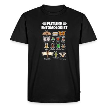entomologie - T-shirt Premium bio Homme - noir - Devant - Nico (187cm)