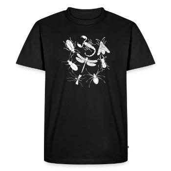 Insecte Insecte Nature Biologie Cadeau - T-shirt Premium bio Homme - noir - Devant - Nico (187cm)