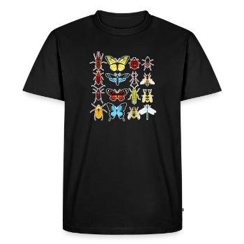 insectes - T-shirt Premium bio Homme - noir - Devant - Nico (187cm)