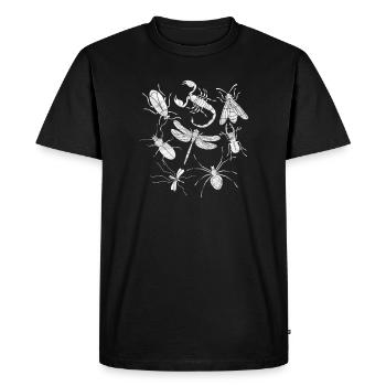 insectes - T-shirt Premium bio Homme - noir - Devant - Nico (187cm)