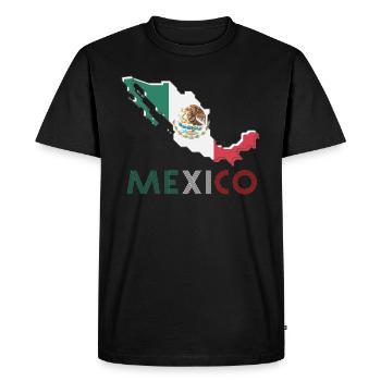 Mexique - T-shirt Premium bio Homme - noir - Devant - Nico (187cm)