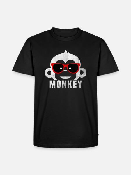 Singe - T-shirt Premium bio Homme - noir