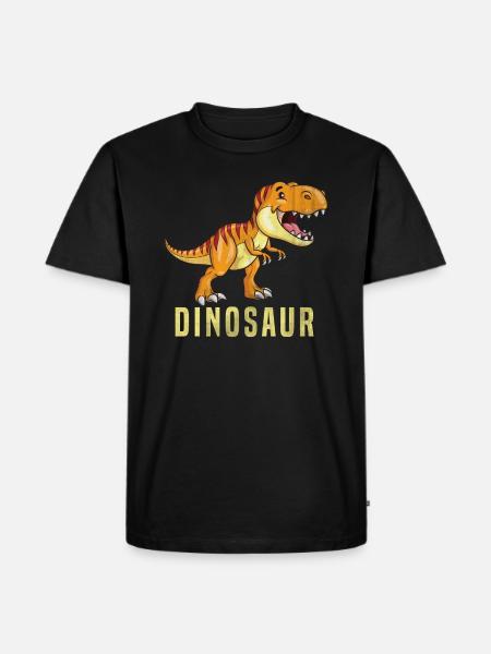 dinosaur - Men's Premium Organic T-Shirt - black