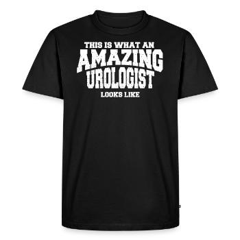 This Is What An Amazing Urologist Looks Like - Men's Premium Organic T-Shirt - black - Front - Nico (187cm)