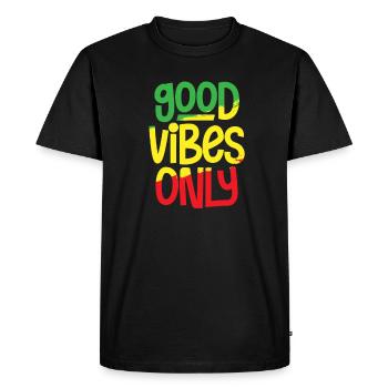 reggae - T-shirt Premium bio Homme - noir - Devant - Nico (187cm)