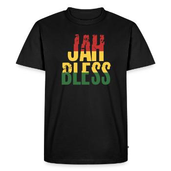 Rasta - T-shirt Premium bio Homme - noir - Devant - Nico (187cm)