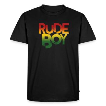 Rasta - T-shirt Premium bio Homme - noir - Devant - Nico (187cm)