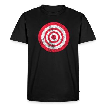 Dart Bullseye Darts Dartboard Dartboard Gift - Men's Premium Organic T-Shirt - black - Front - Nico (187cm)