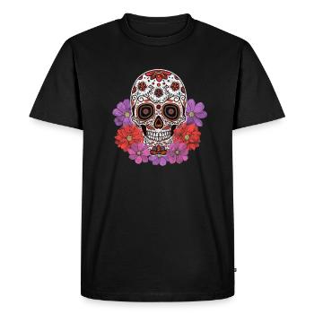 Dia De Los Muertos - T-shirt Premium bio Homme - noir - Devant - Nico (187cm)