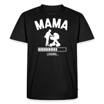 Future maman - T-shirt Premium bio Homme - noir - Devant - Nico (187cm)