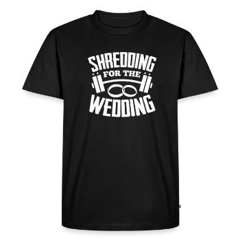 Cadeau de mariage de remise en forme - T-shirt Premium bio Homme - noir - Devant - Nico (187cm)