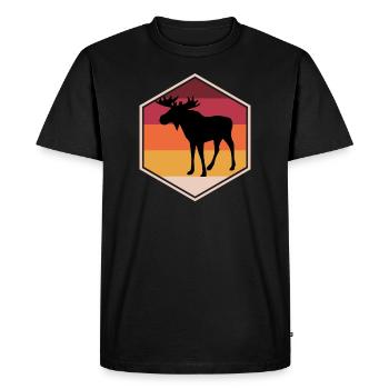Idée géniale de cadeau d'orignal pour les garçons - T-shirt Premium bio Homme - noir - Devant - Nico (187cm)