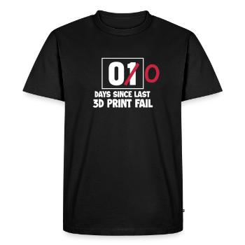Imprimante 3D - T-shirt Premium bio Homme - noir - Devant - Nico (187cm)