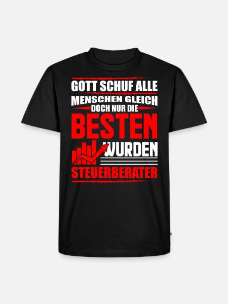 Steuerberater - Männer Premium Bio T-Shirt - Schwarz